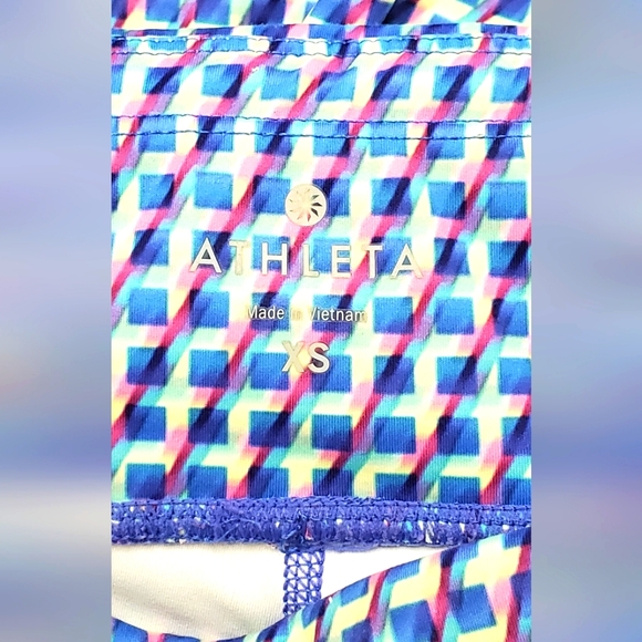 ATHLETA - size XS - Leggings cropped-activewear colorful - Picture 4 of 7